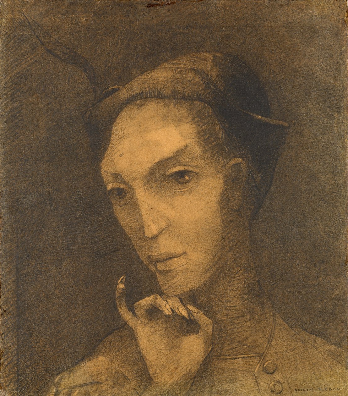梅菲斯特 作者 奥迪隆·雷顿（Odilon Redon）
