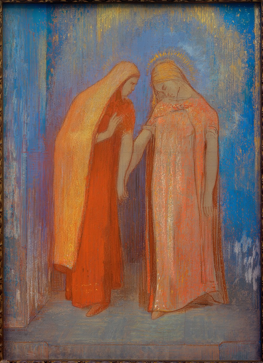 神秘对话 作者 奥迪隆·雷顿（Odilon Redon）