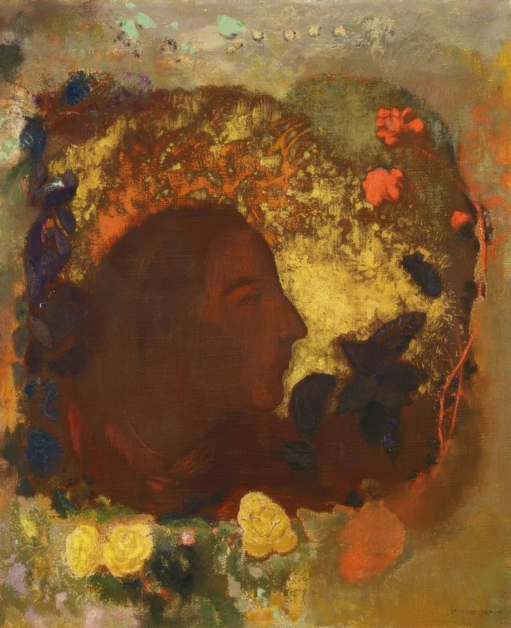 保罗高更 作者 奥迪隆·雷顿（Odilon Redon）