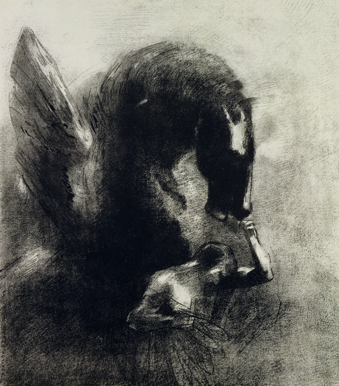 飞马 作者 奥迪隆·雷顿（Odilon Redon）