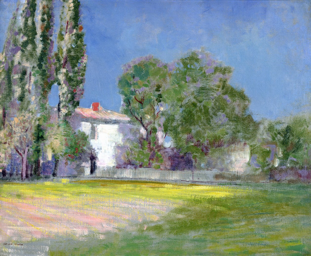 Peyrlebade，1896-97 作者 奥迪隆·雷顿（Odilon Redon）