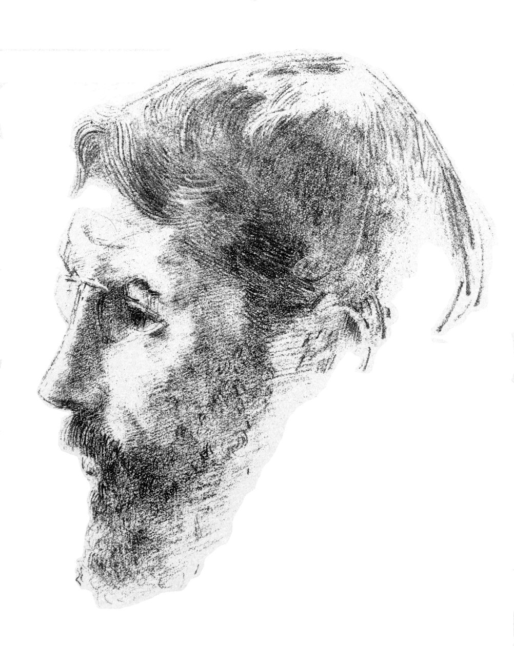 Bonnard的肖像（艺术家证明） 作者 奥迪隆·雷顿（Odilon Redon）