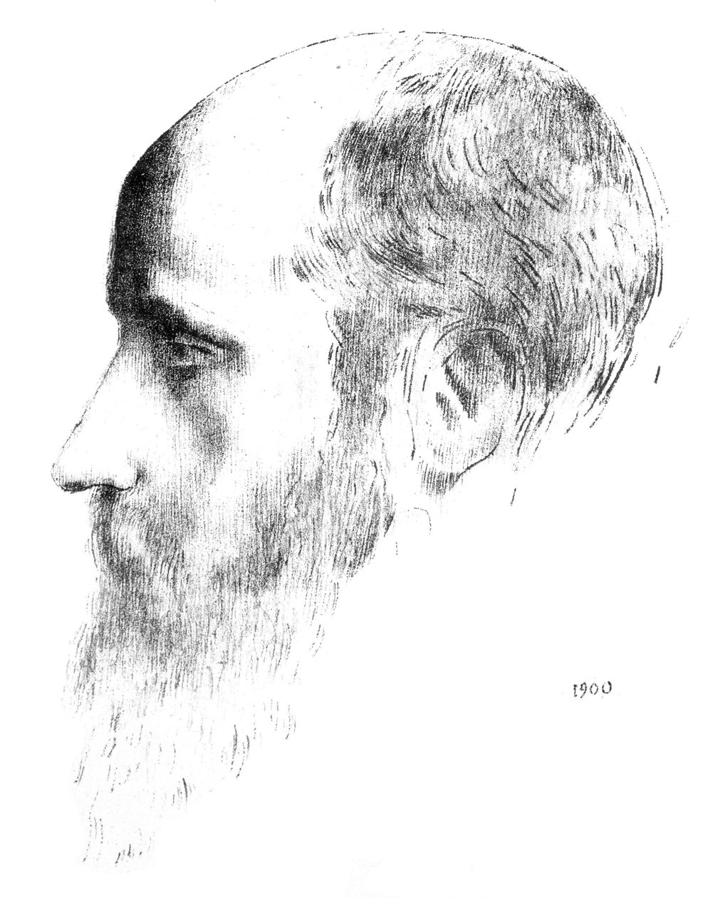 Vuillard的肖像（艺术家证明） 作者 奥迪隆·雷顿（Odilon Redon）