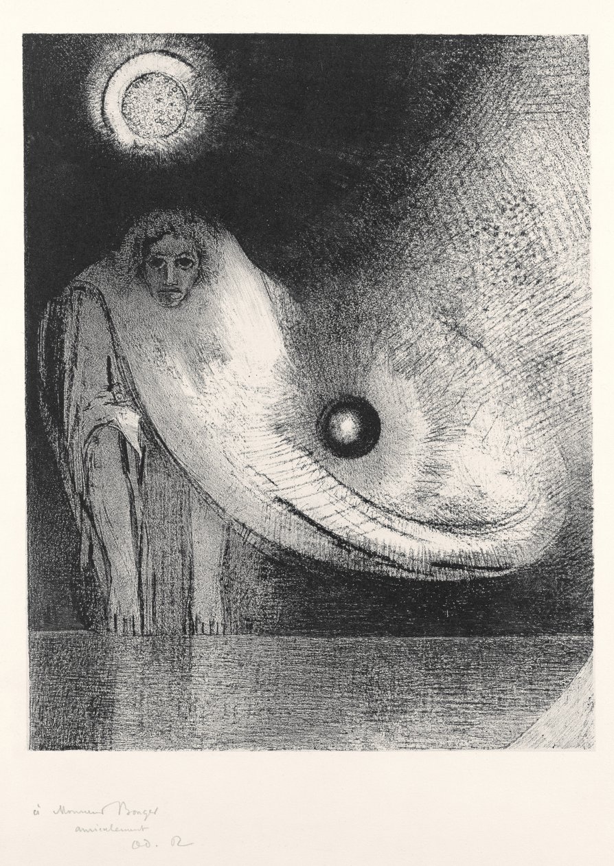 佛陀，1895年 作者 奥迪隆·雷顿（Odilon Redon）