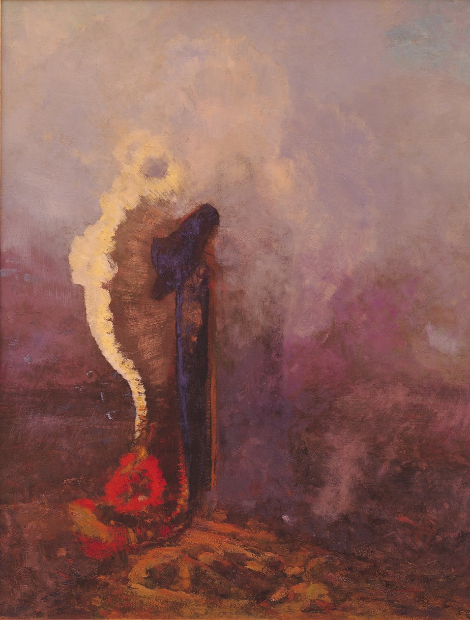 梦想，1904年 作者 奥迪隆·雷顿（Odilon Redon）