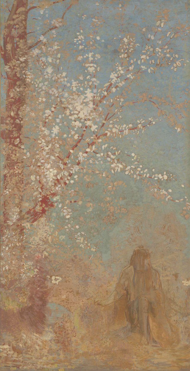 红树 作者 奥迪隆·雷顿（Odilon Redon）