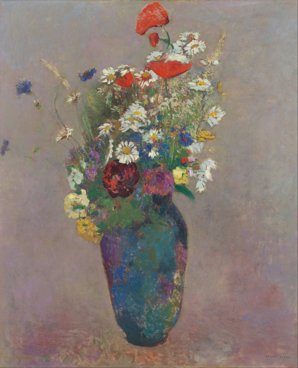 视觉 - 花瓶 作者 奥迪隆·雷顿（Odilon Redon）
