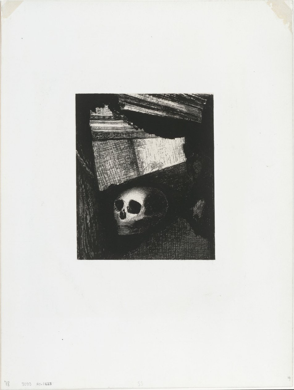 一个人民的人，一个野蛮人，选自《陪审员 作者 奥迪隆·雷顿（Odilon Redon）