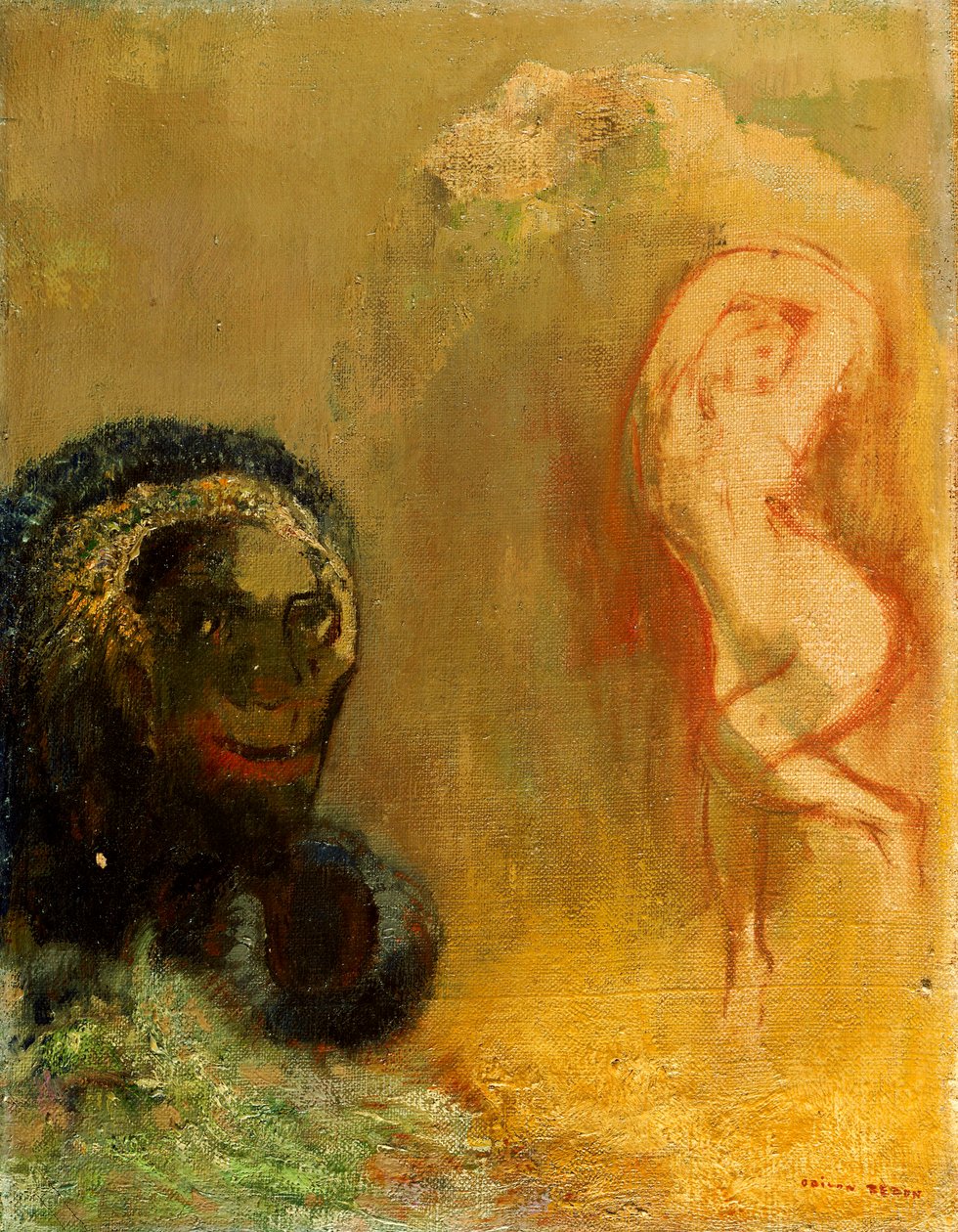 仙女座和怪物 作者 奥迪隆·雷顿（Odilon Redon）