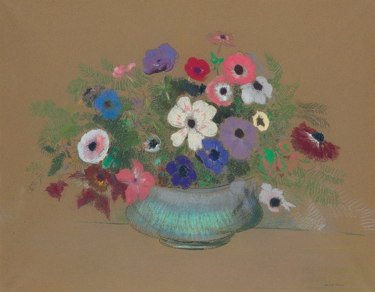 海葵 作者 奥迪隆·雷顿（Odilon Redon）