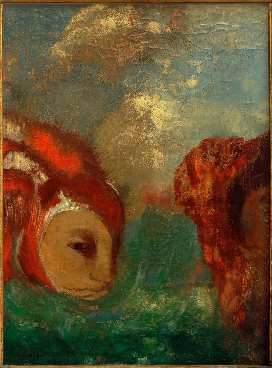 安吉丽卡与龙 作者 奥迪隆·雷顿（Odilon Redon）