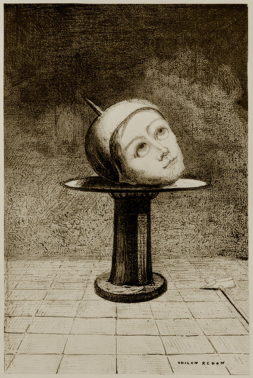 在外壳上 作者 奥迪隆·雷顿（Odilon Redon）