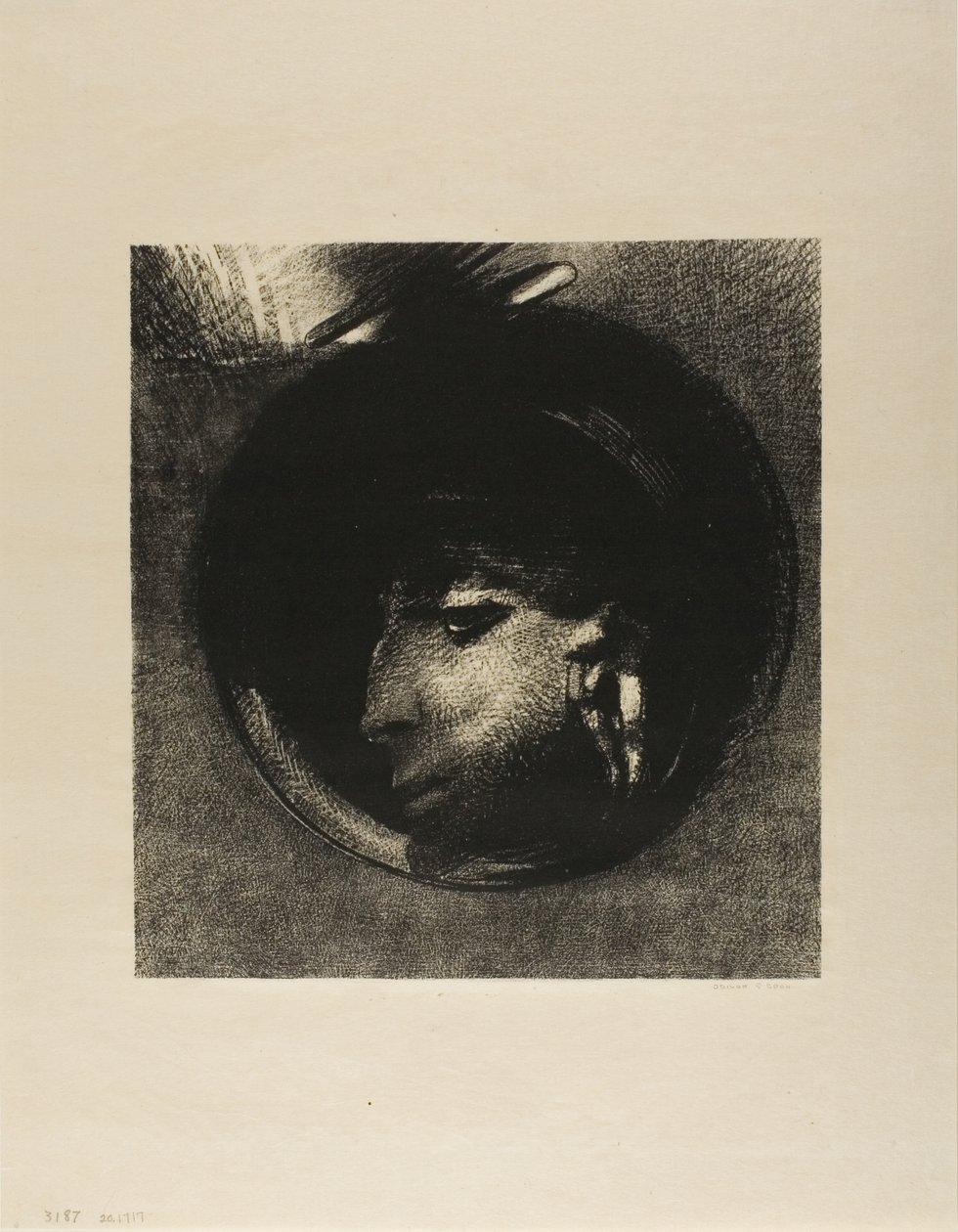 耳廓细胞 作者 奥迪隆·雷顿（Odilon Redon）
