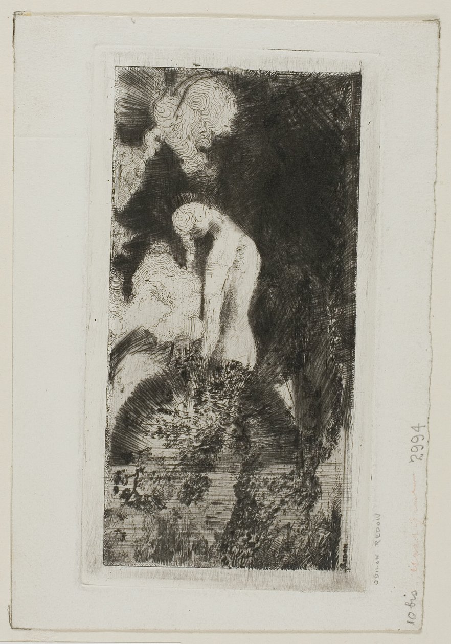 浴缸 作者 奥迪隆·雷顿（Odilon Redon）