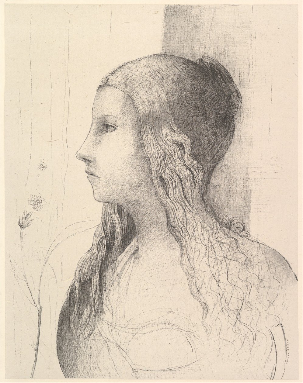 布伦希尔德 《诸神的黄昏》，1894年。 作者 奥迪隆·雷顿（Odilon Redon）
