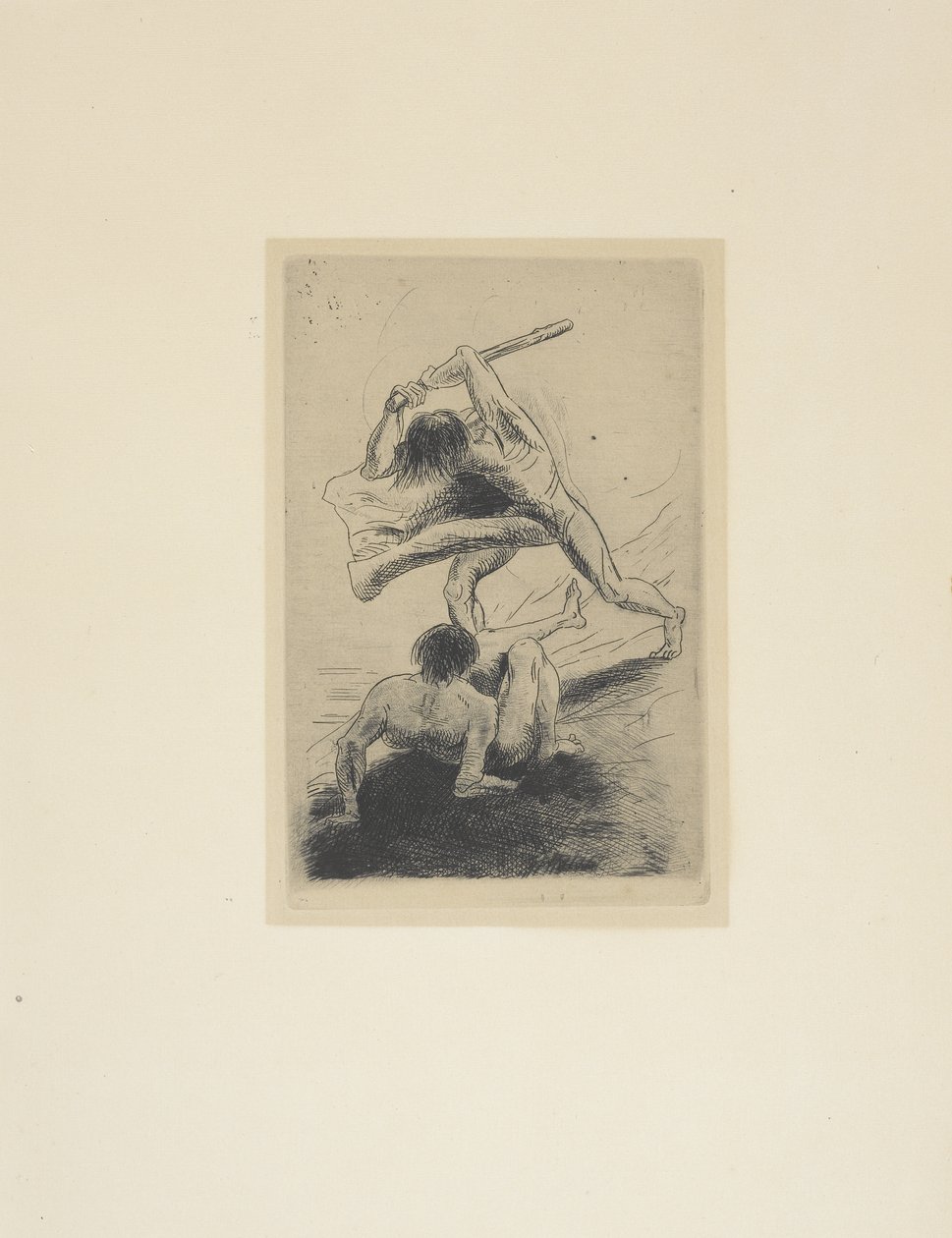 该隐和亚伯 作者 奥迪隆·雷顿（Odilon Redon）