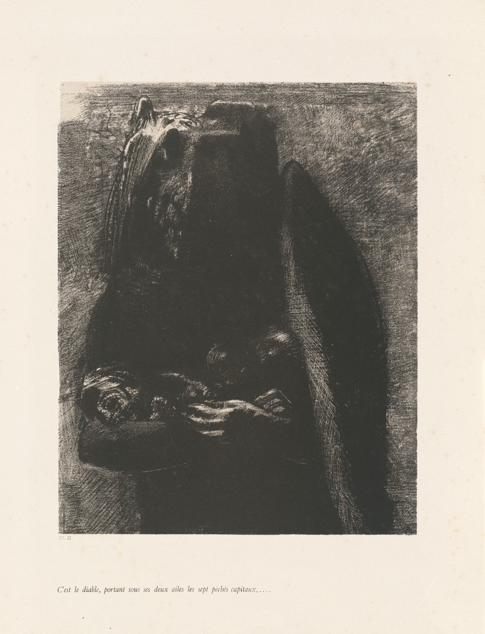 是魔鬼 作者 奥迪隆·雷顿（Odilon Redon）