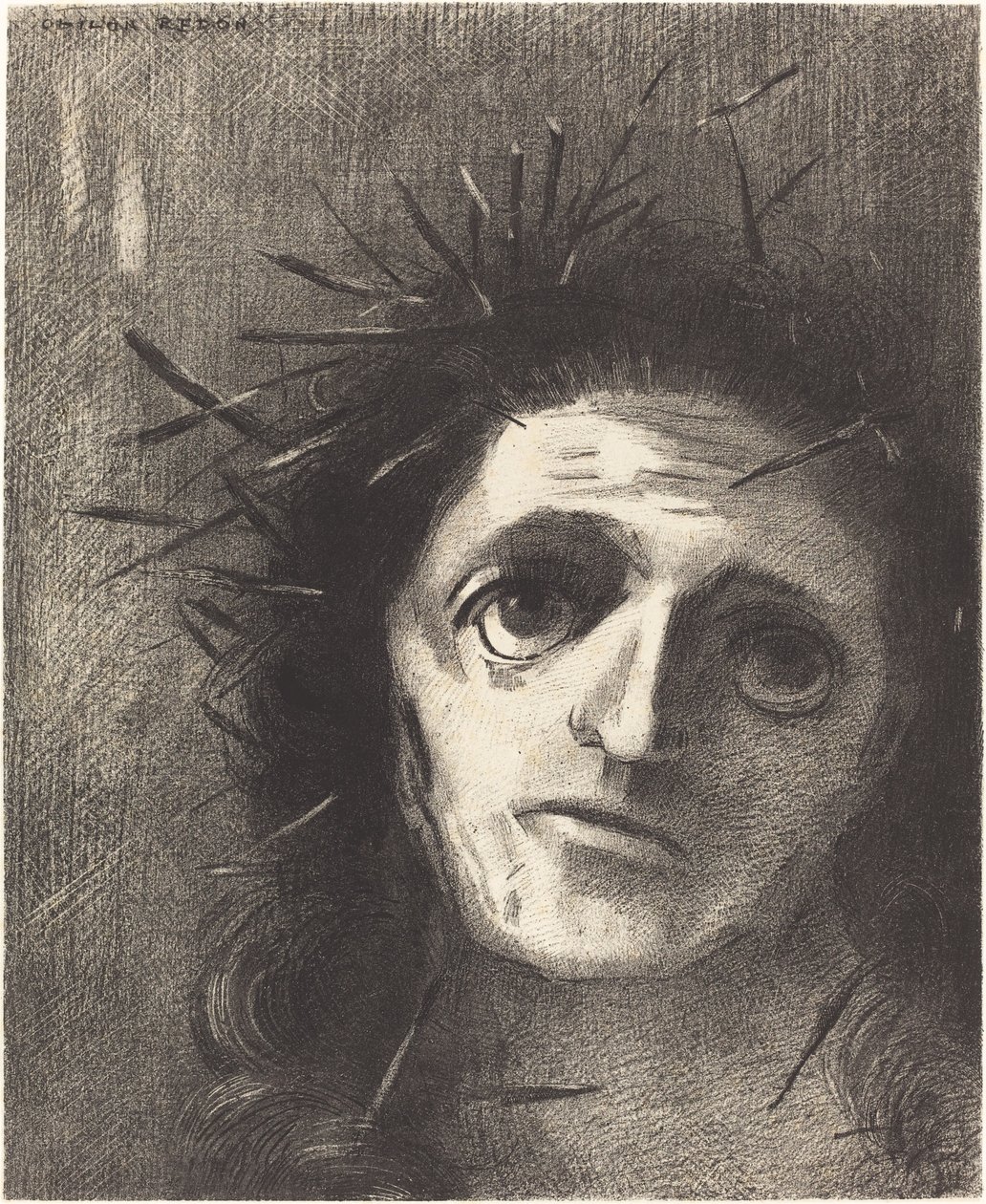 基督 作者 奥迪隆·雷顿（Odilon Redon）