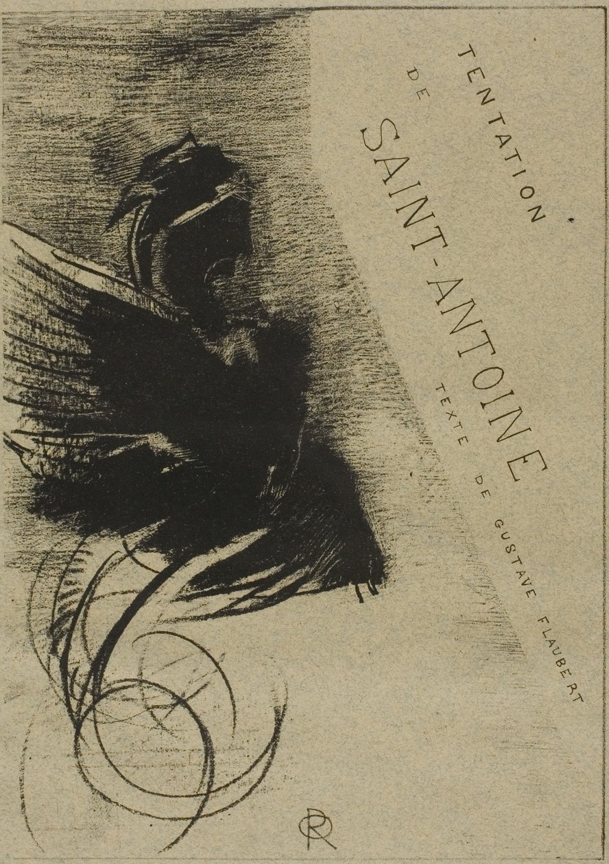 圣安东尼的诱惑》封面插图 作者 奥迪隆·雷顿（Odilon Redon）
