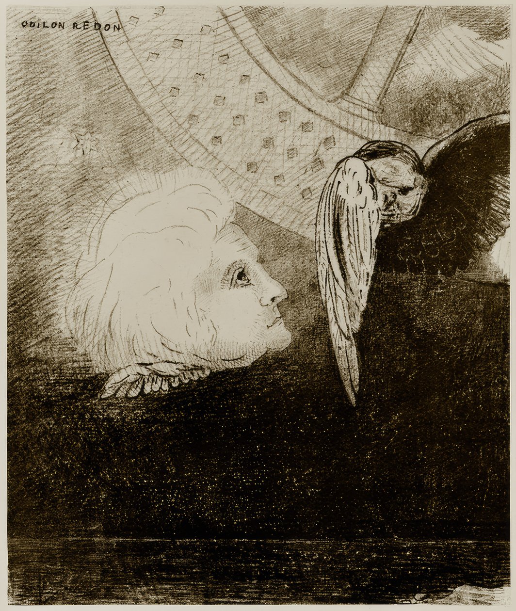车轮 作者 奥迪隆·雷顿（Odilon Redon）