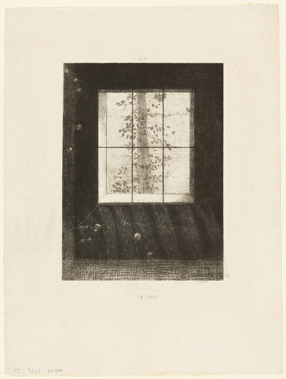 日，第 6 版，选自《梦想 作者 奥迪隆·雷顿（Odilon Redon）