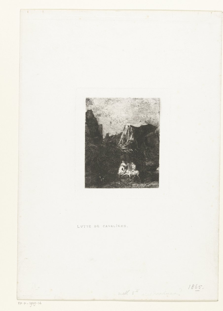 De twee kleine ruiter
两个小骑手 作者 奥迪隆·雷顿（Odilon Redon）