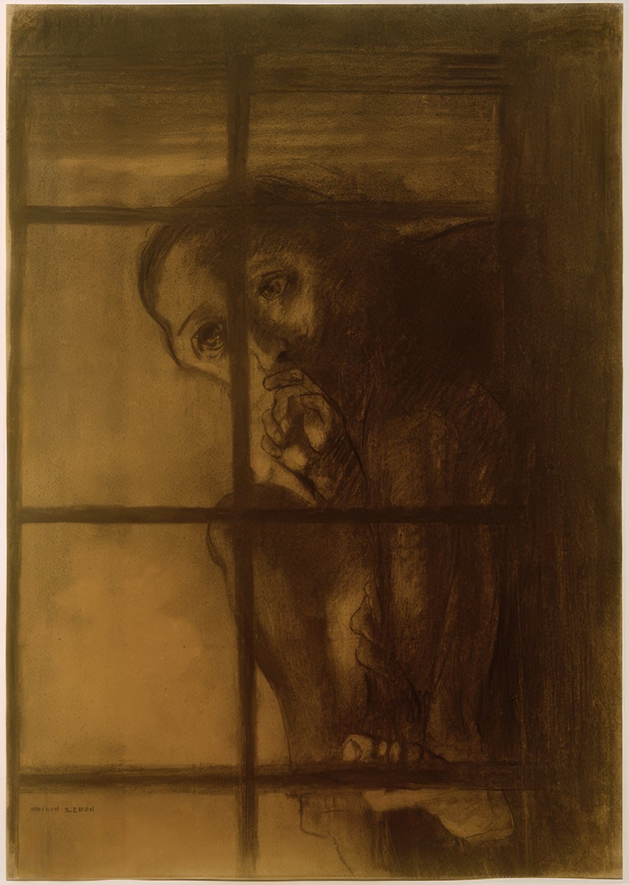 囚犯 作者 奥迪隆·雷顿（Odilon Redon）