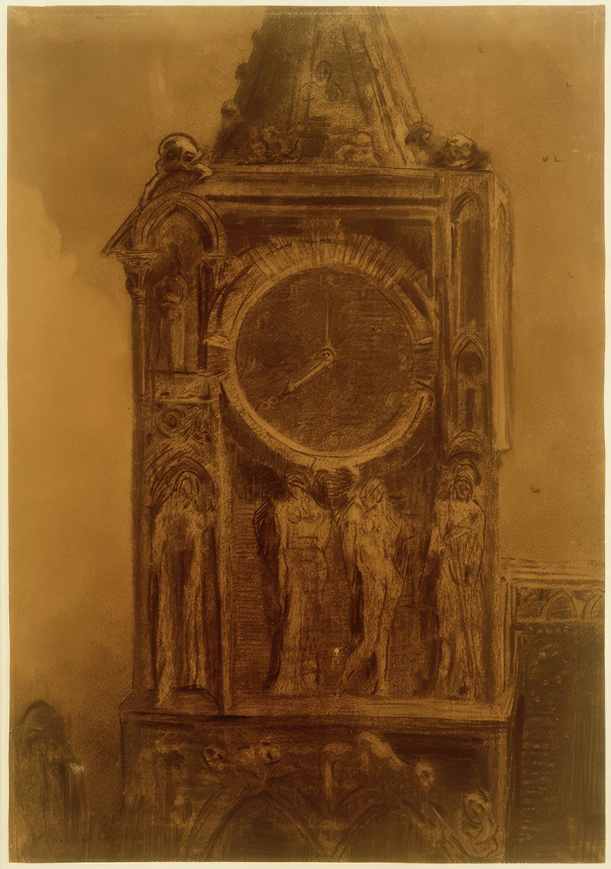 Sint-Goedele的深钟 作者 奥迪隆·雷顿（Odilon Redon）