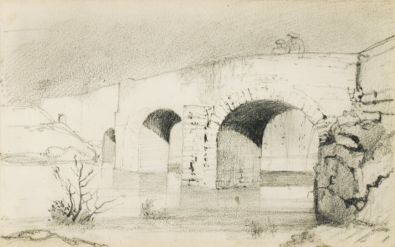取自一张名为“巴斯克人的乡村”的相册，1862-63年 作者 奥迪隆·雷顿（Odilon Redon）