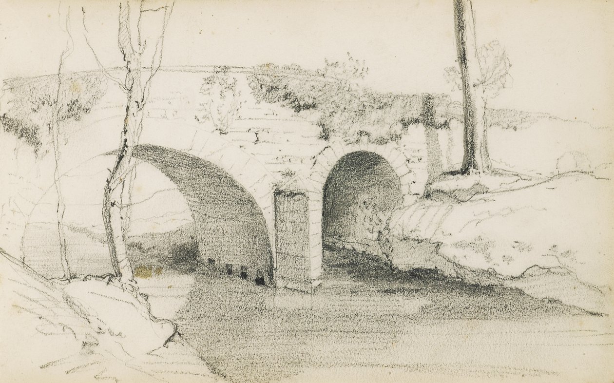 取自一张名为“巴斯克人的乡村”的相册，1862-63年 作者 奥迪隆·雷顿（Odilon Redon）