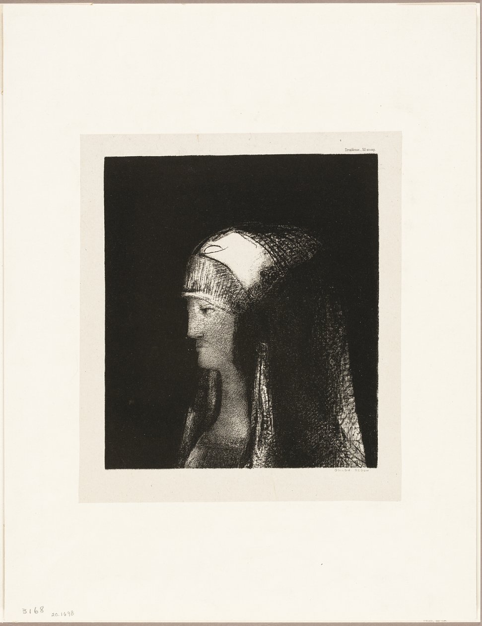 女德鲁伊 作者 奥迪隆·雷顿（Odilon Redon）