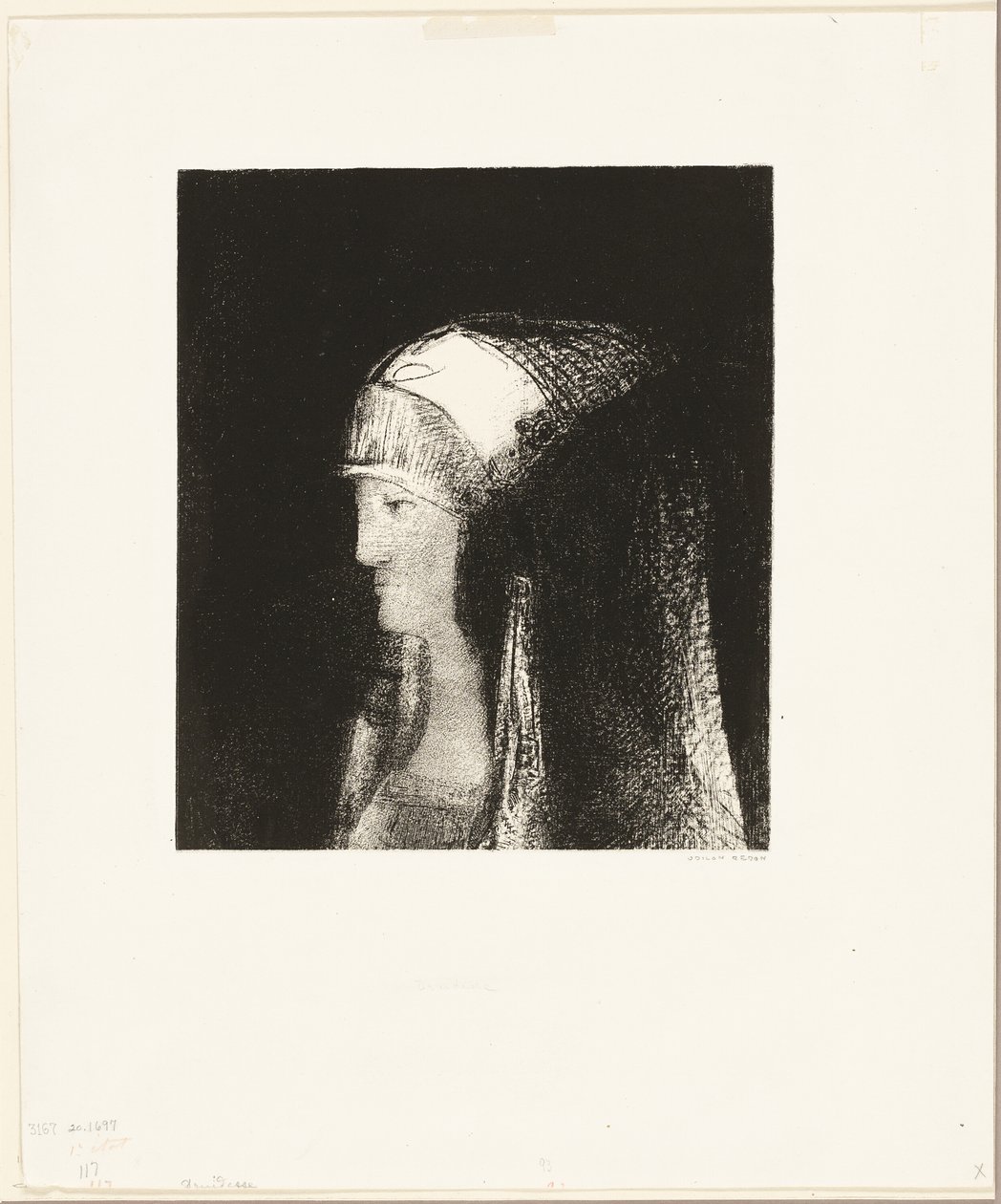 女德鲁伊 作者 奥迪隆·雷顿（Odilon Redon）