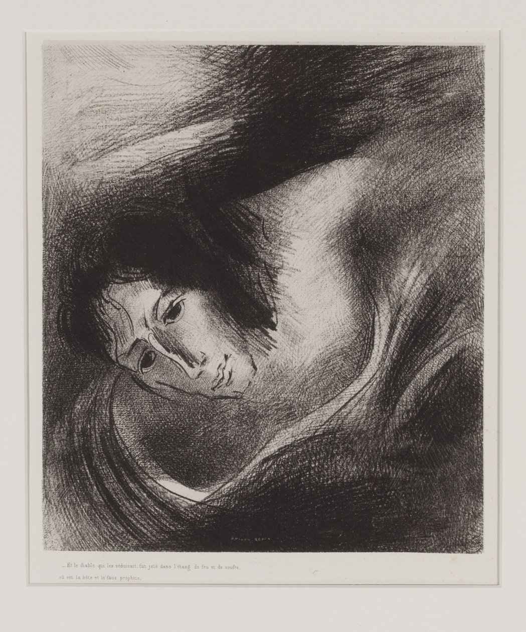 还有引诱他们的恶魔，巴黎 作者 奥迪隆·雷顿（Odilon Redon）