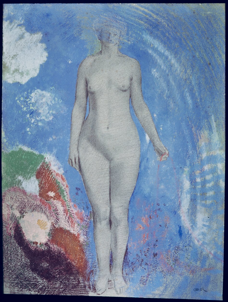 前夕 作者 奥迪隆·雷顿（Odilon Redon）