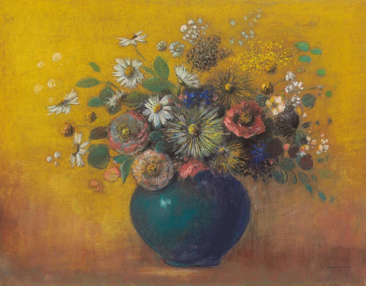 花束 作者 奥迪隆·雷顿（Odilon Redon）