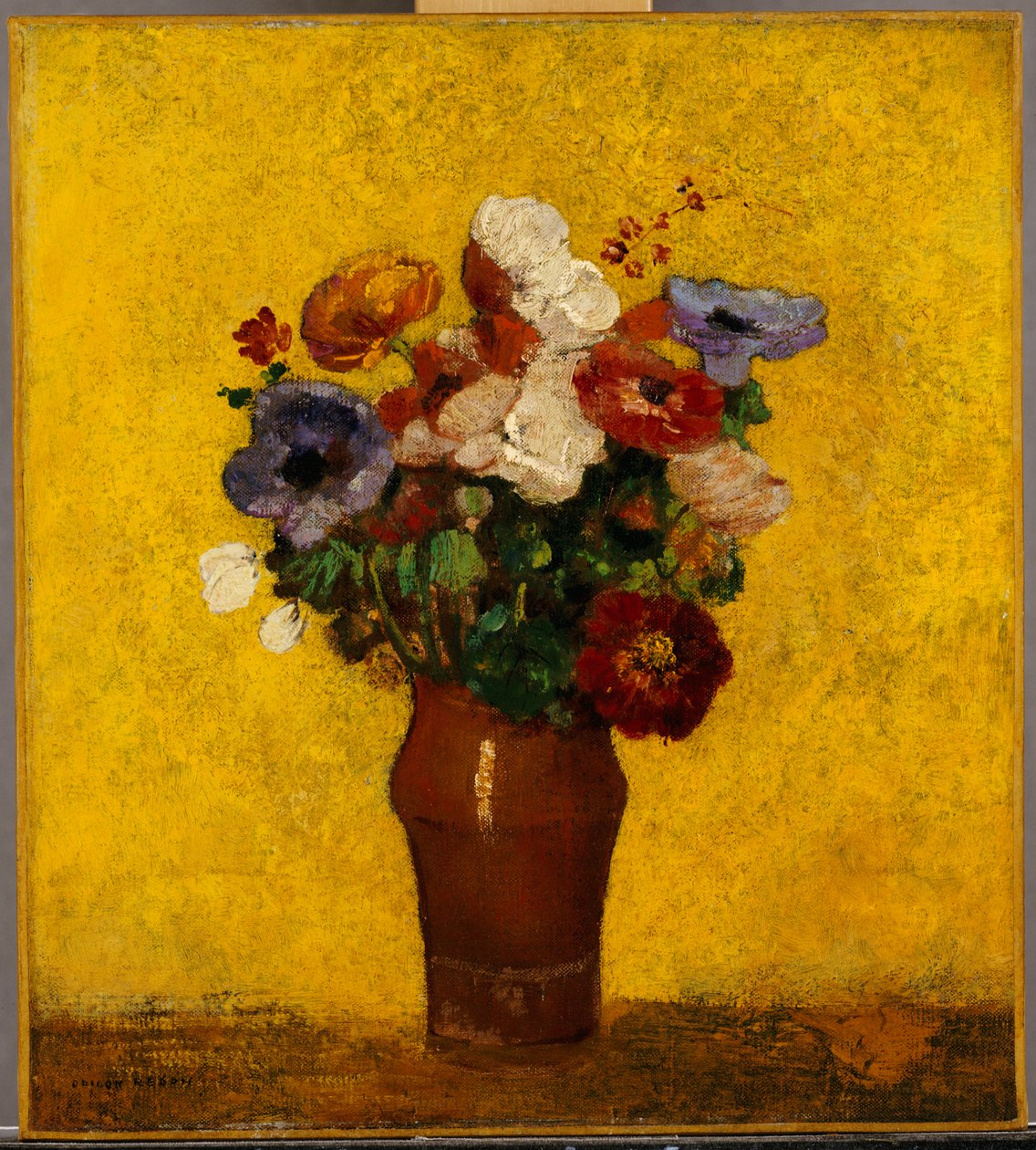 花卉 作者 奥迪隆·雷顿（Odilon Redon）