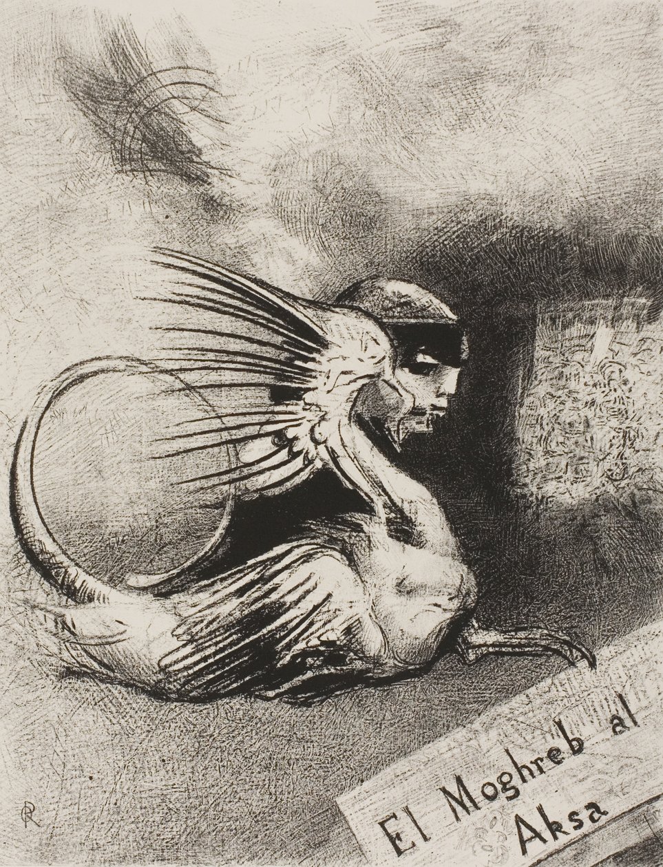 埃德蒙-皮卡尔为《El Moghreb al Aksa》所作的序言 作者 奥迪隆·雷顿（Odilon Redon）