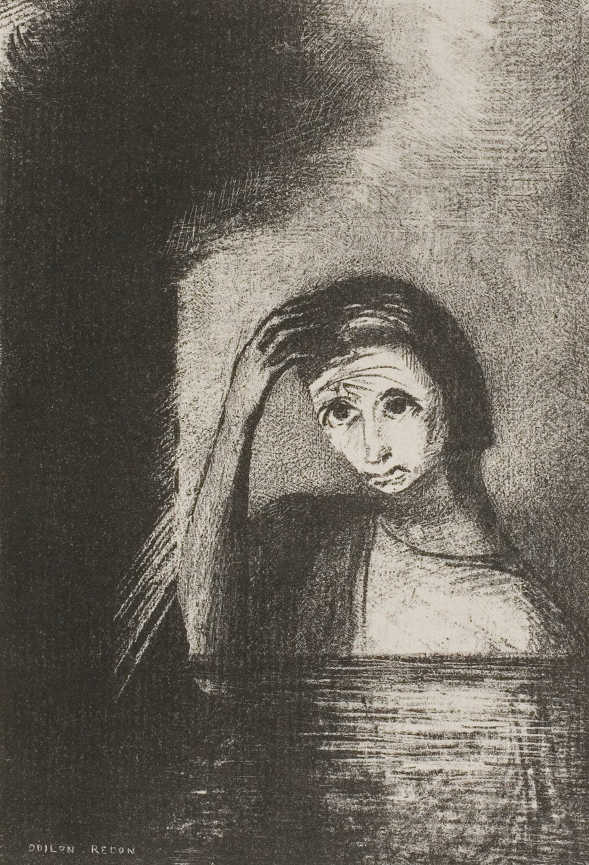 埃米尔-韦尔海伦的《灾难》序言 作者 奥迪隆·雷顿（Odilon Redon）