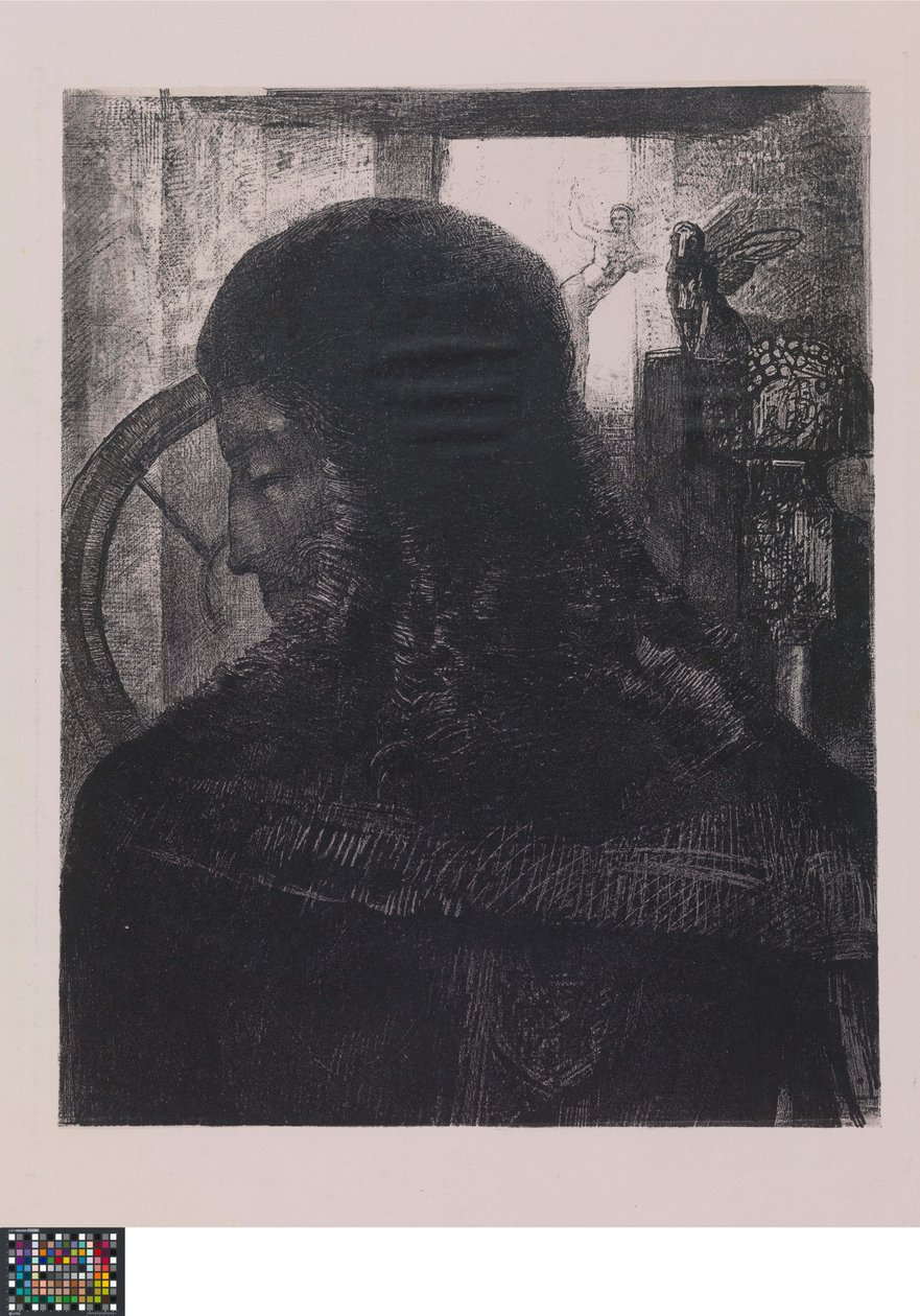 德语: Der alte Ritter
荷兰语：De oude Ridder 作者 奥迪隆·雷顿（Odilon Redon）