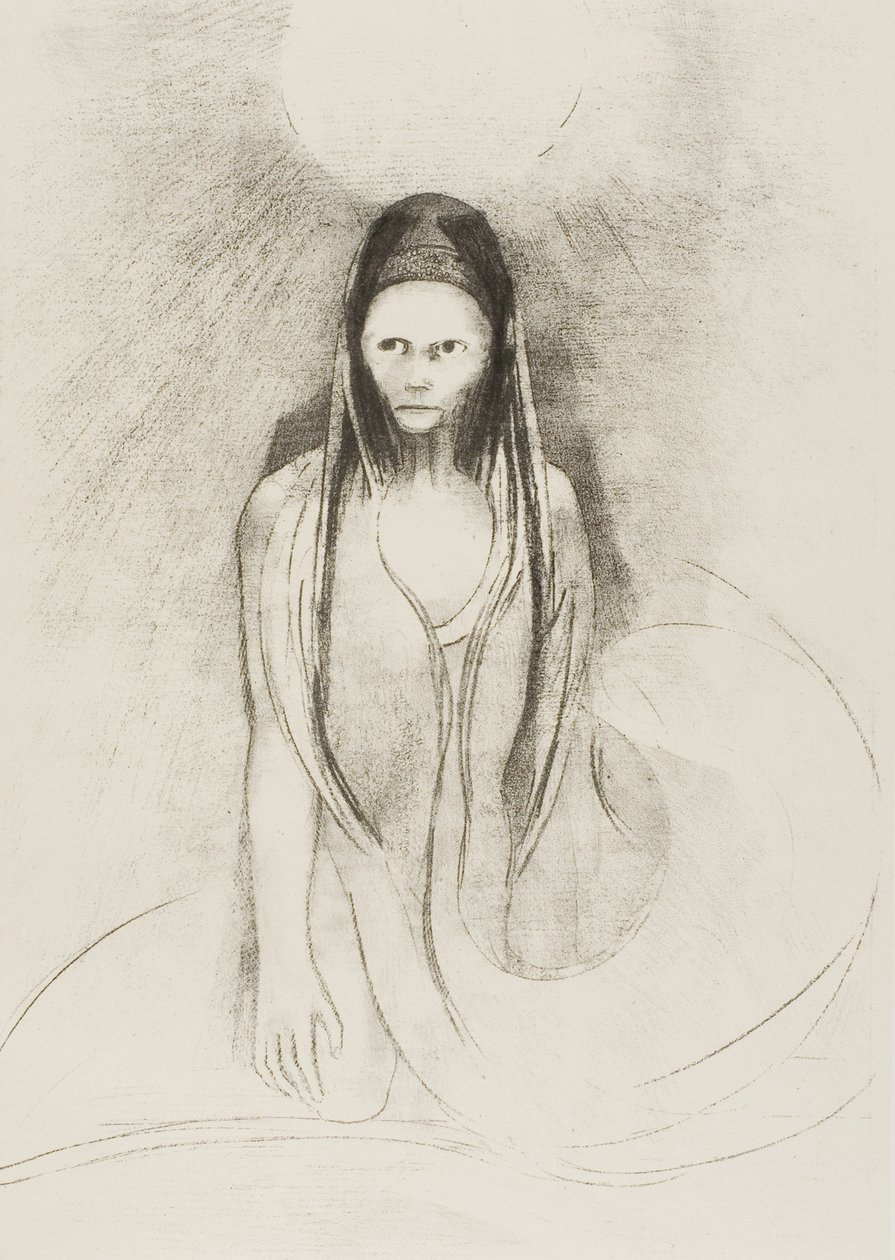 智慧是我的！我成了大佛！》，第 12 版，共 24 页 作者 奥迪隆·雷顿（Odilon Redon）