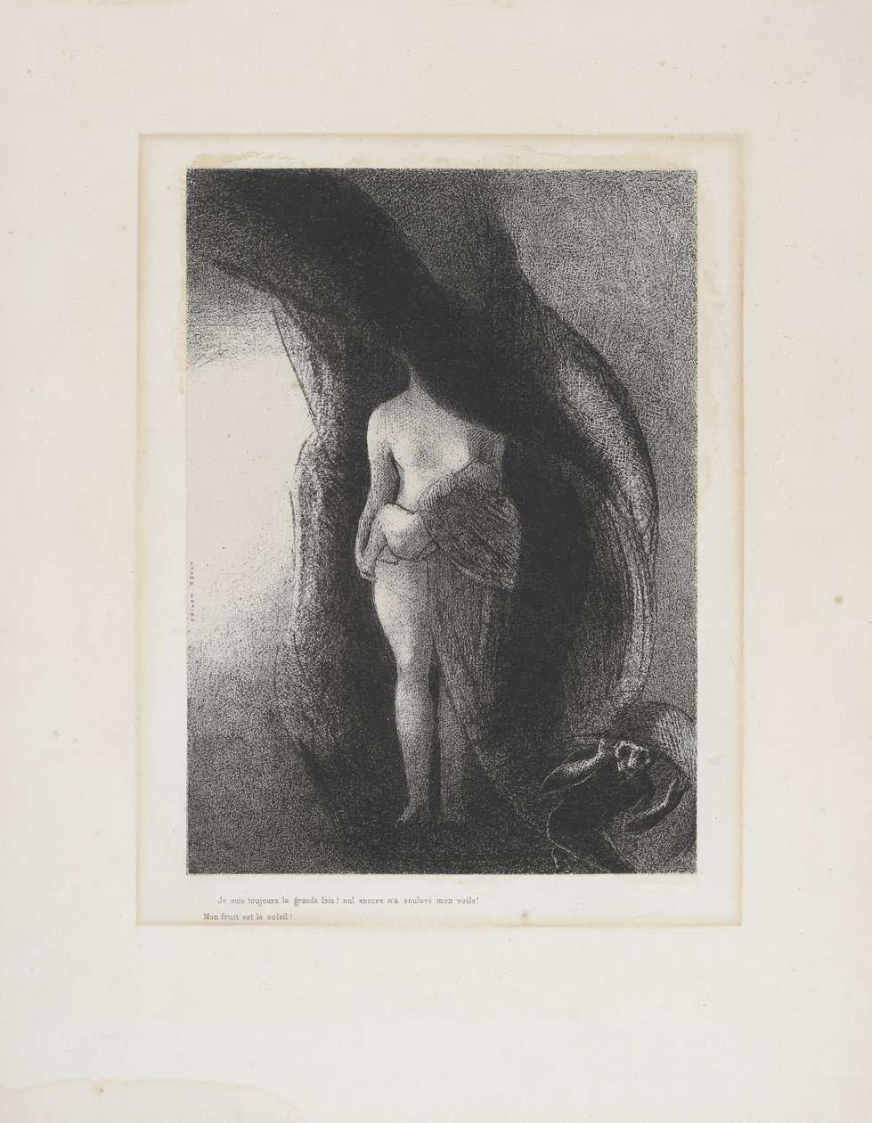 我仍然是伟大的伊斯兰国！ 作者 奥迪隆·雷顿（Odilon Redon）