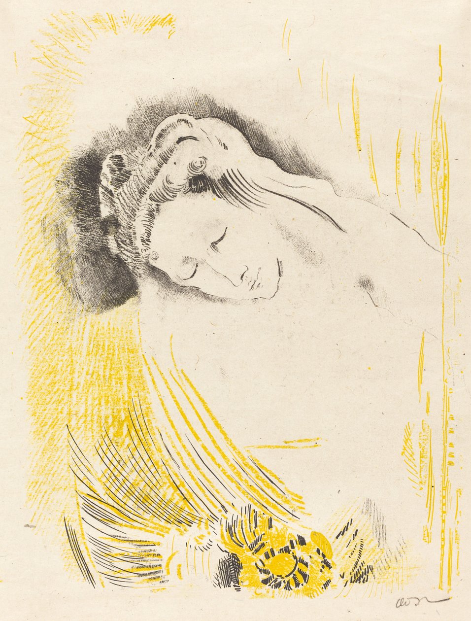 舒拉米特 作者 奥迪隆·雷顿（Odilon Redon）