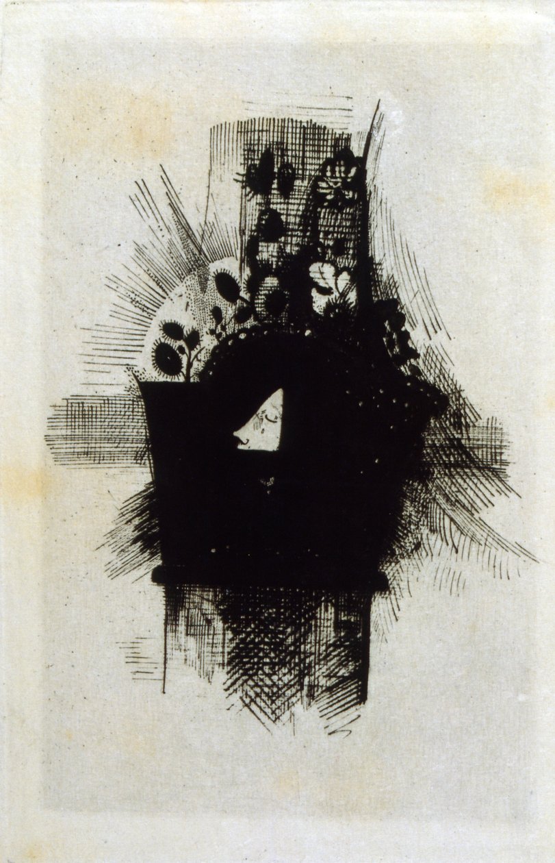 Les Fleurs du mal 作者 奥迪隆·雷顿（Odilon Redon）