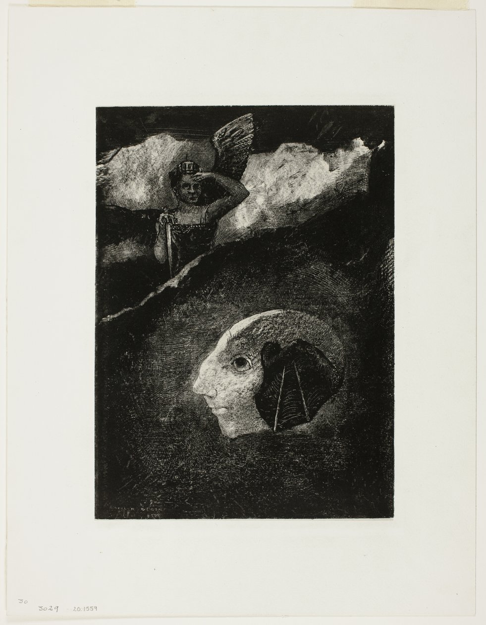 林波》，《梦中》第四板 作者 奥迪隆·雷顿（Odilon Redon）