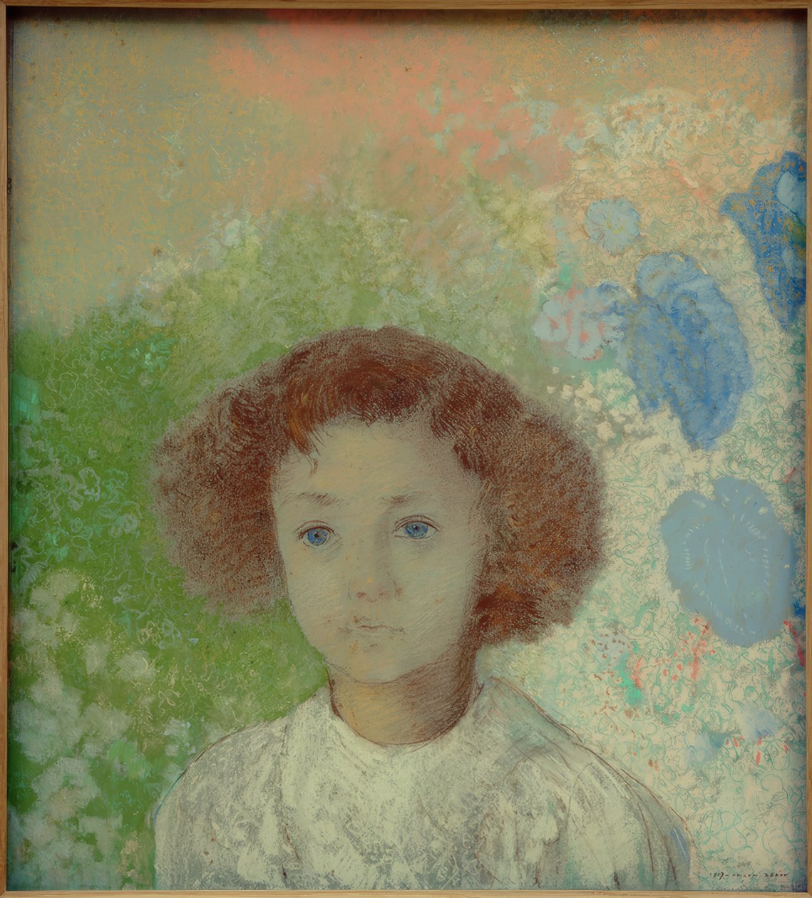 戈内特小姐 作者 奥迪隆·雷顿（Odilon Redon）