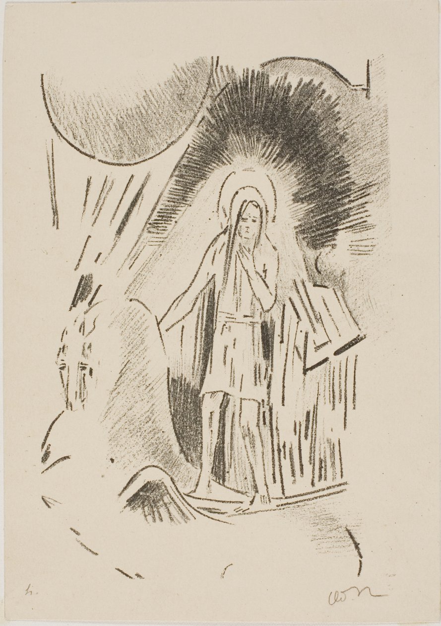 飞马上的男人 作者 奥迪隆·雷顿（Odilon Redon）