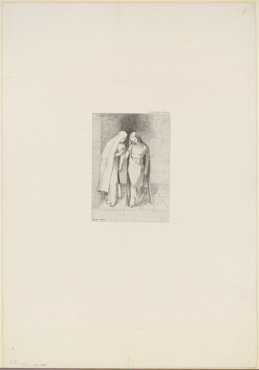 神秘对话 作者 奥迪隆·雷顿（Odilon Redon）