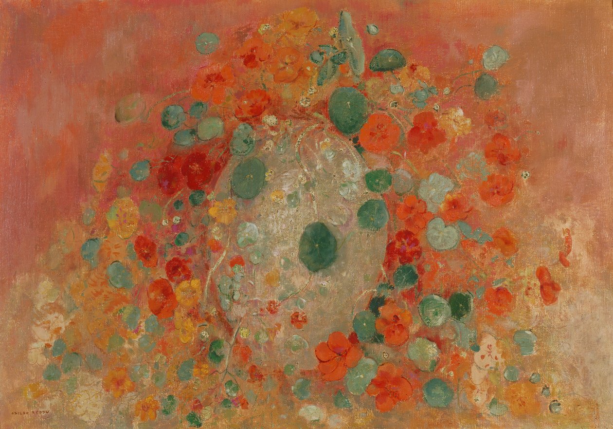 金莲花 作者 奥迪隆·雷顿（Odilon Redon）