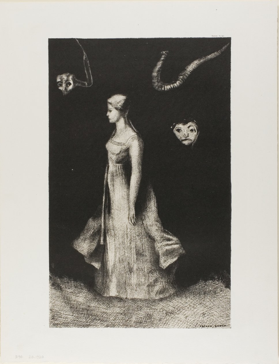 痴迷 作者 奥迪隆·雷顿（Odilon Redon）