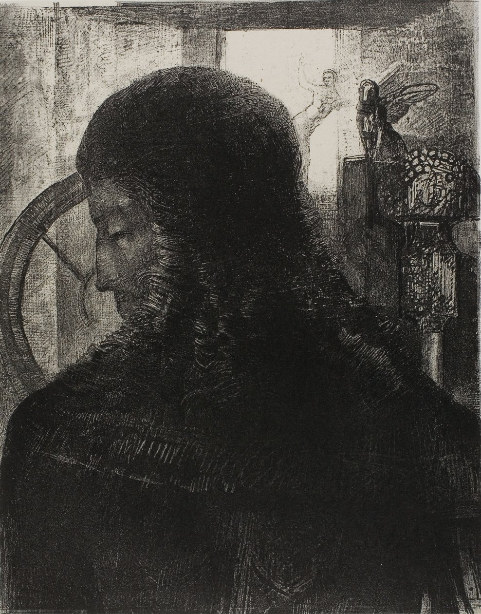 老骑士 作者 奥迪隆·雷顿（Odilon Redon）